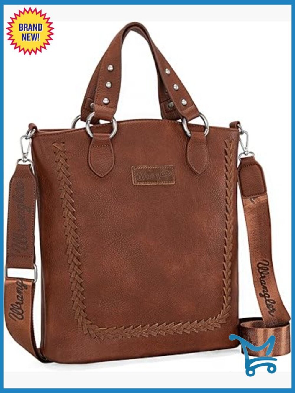 Large Vegan Leather Tote Bag Convertible Crossbody Purse Satchel